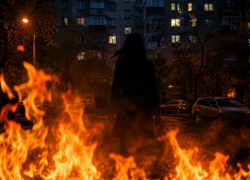 Волгоградку облили бензином и подожгли во дворе многоэтажки