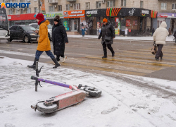 Волгоград оказался в снежном плену из-за гигантской тучи 