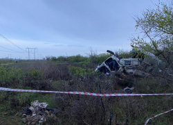 Появилось видео с места крушения вертолета под Волгоградом