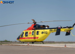 Вертолет помог спасти троих младенцев и 100-летнюю женщину в Волгоградской области