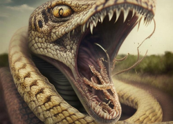 Мужчина попал в больницу после встречи со змеей в Волгоградской области