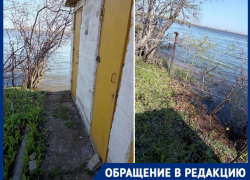 Волгоградские Мальдивы готовят для Волги фекальные подарки: сортиры висят над обрывом
