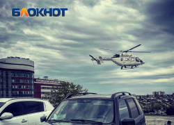 Взлет вертолета накануне крушения сняли на видео в Волгограде