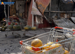 В Волжском загорелся рынок «Валентина»