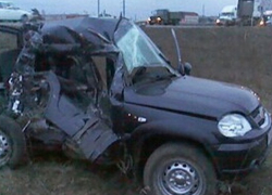 В ДТП Chevrolet Niva и Rover погибли двое мужчин на трассе Сызрань-Саратов-Волгоград