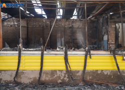 Рынок на Елецкой загорелся в Волгограде