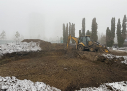 Гигантский фонтанный комплекс начали строить в Волгограде