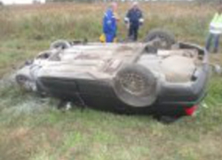 На трассе Волгоград-Москва перевернулся Volkswagen: 5 пострадали 