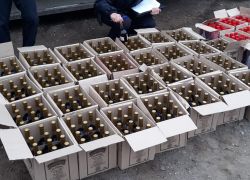 В Камышин из Северо-Кавказского региона доставили 4,5 тысячи бутылок «паленого» алкоголя