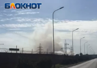 Мусорный полигон загорелся в Волжском на площади 1000 кв. метров