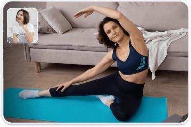 Фитнес дома с тренером онлайн