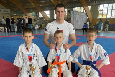 Набор детей с 4х лет и старше на Каратэ Киокусинкай СК ФУДОШИН - 