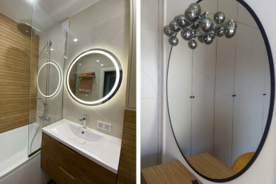 Зеркала, закаленное стекло для душевых кабин - 