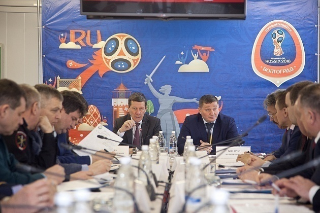Губернатор и замполпреда в ЮФО Владимир Гурба обсудили этапы подготовки Волгограда к ЧМ-2018
