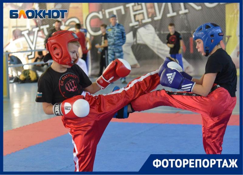 Крупный турнир по детскому кикбоксингу показал волгоградский фотограф