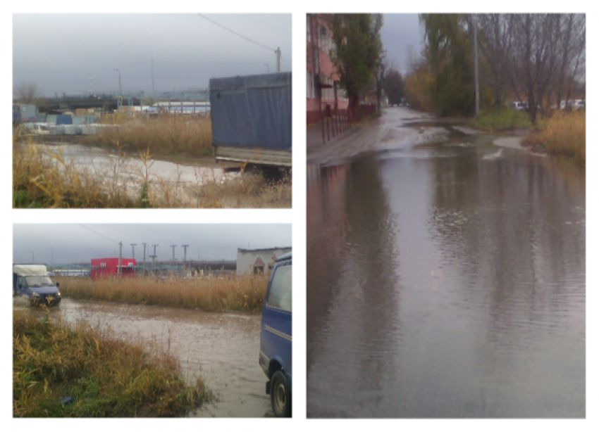 Потоп на Нижней Судоверфи попал на видео в Волгограде