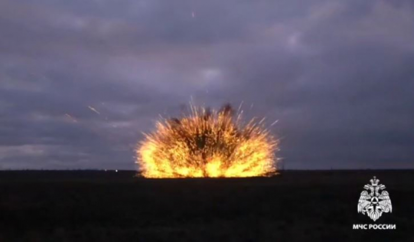 Авиабомбу уничтожили под Волгоградом