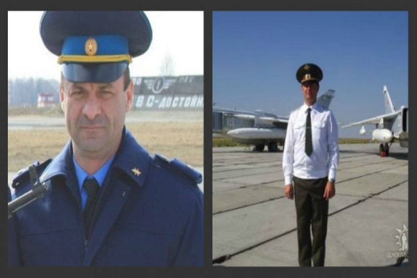 Под Волгоградом на месте крушения самолета Су-24 МР отслужили панихиду