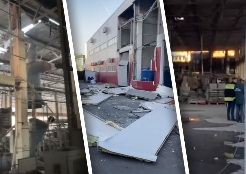 Взрыв на заводе напротив Строймолла и ТЦ: подробности ЧП в Волгограде и видео изнутри