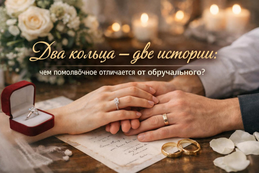 Два кольца — две истории: чем помолвочное отличается от обручального и как выбрать без ошибок