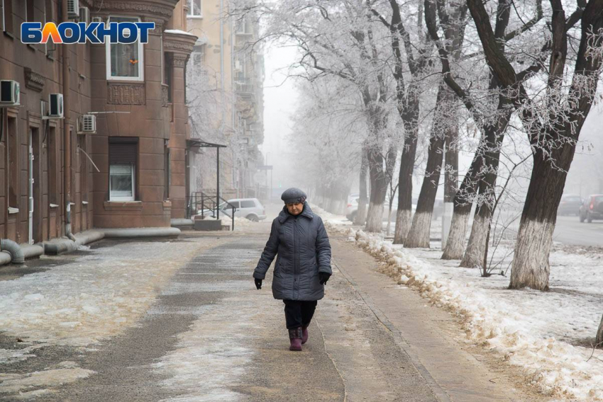 14 января в Волгограде ожидаются сильный снегопад и гололедица 