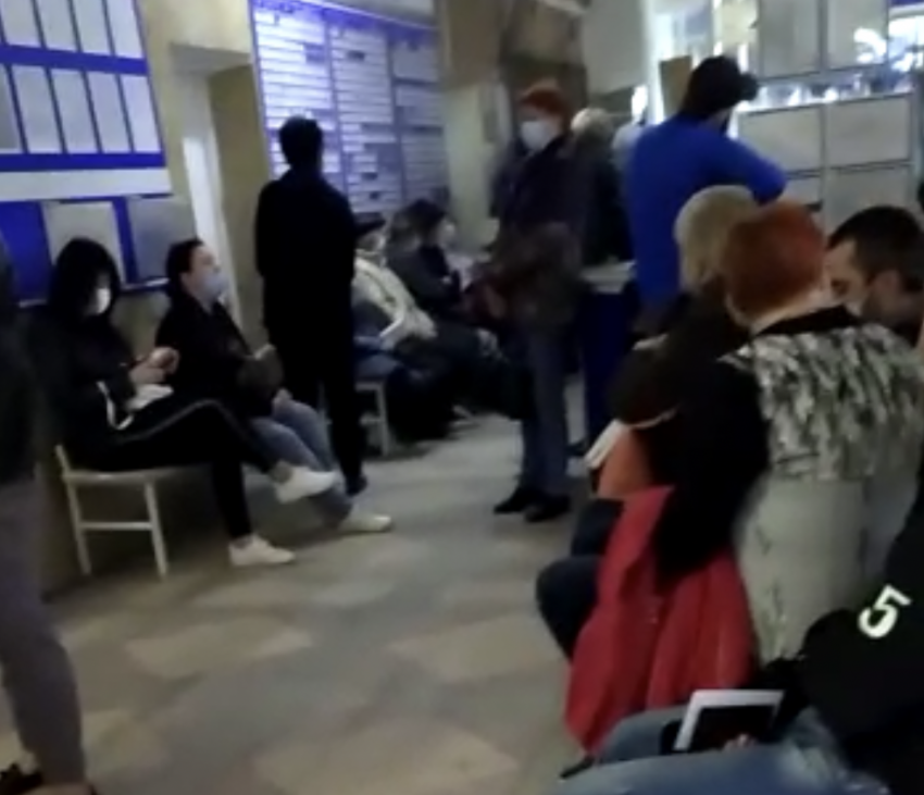Волгоградский облздрав объяснился за попавшую на видео 8-часовую смешанную очередь в поликлинике