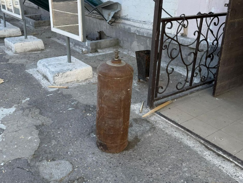 Опубликованы кадры с места воспламенения баллона  в колонии №9 в Волгограде