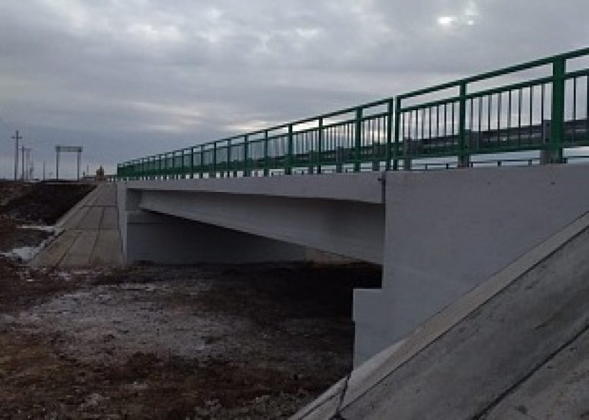 В Волгоградской области достроили новый мост 