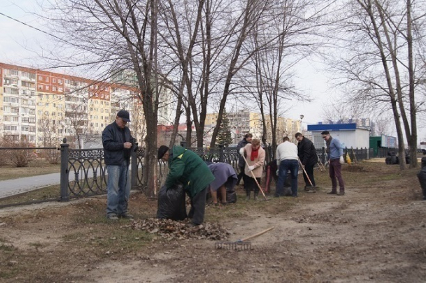 Жители Волгограда вышли на улицу с лопатами
