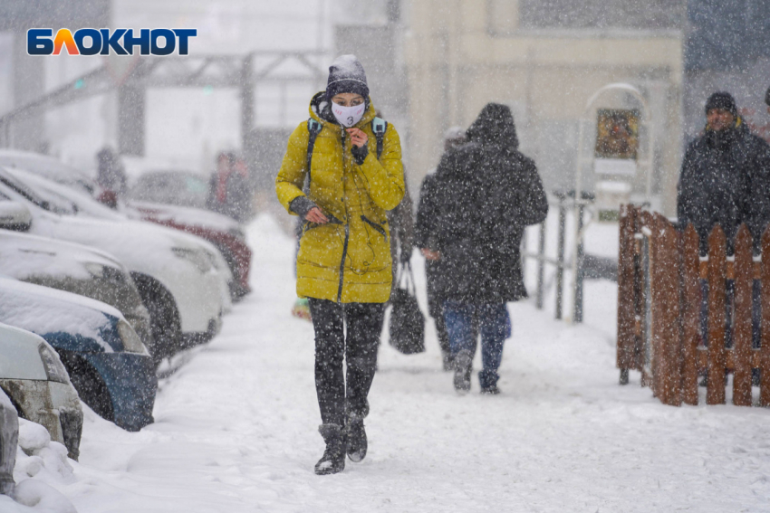 Зима вступила в свои права: 23 декабря в Волгограде снег и мороз