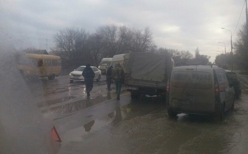 В Волгограде «Газель» протаранила маршрутку 8С с пассажирами