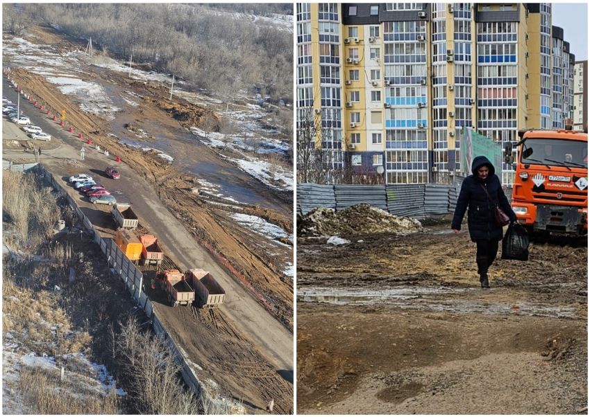 Долгожданная стройка дороги стала кошмаром тысяч волгоградских семей