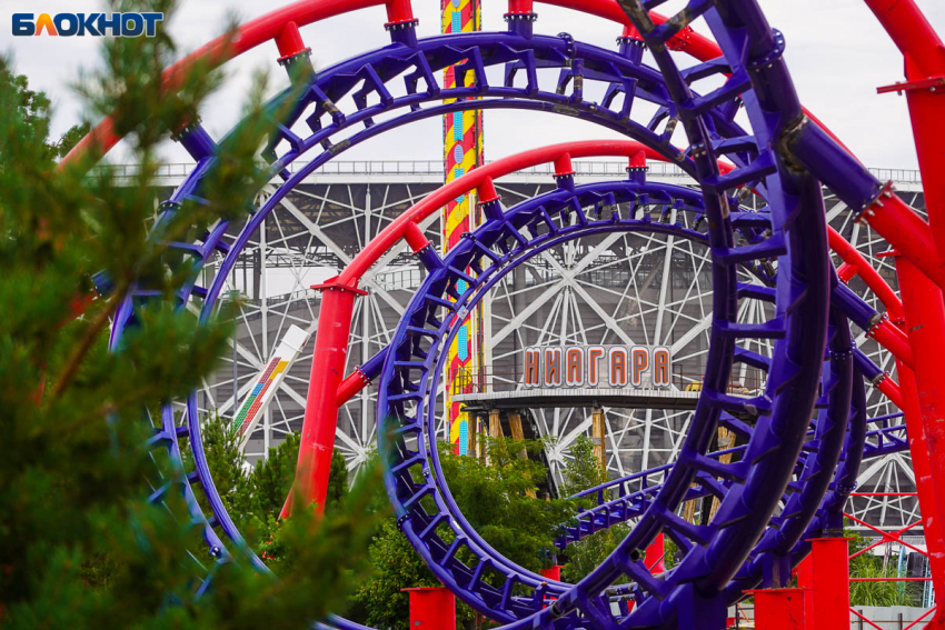 Проверку песком проходит экстрим-аттракцион в Волгограде «Русские горки»