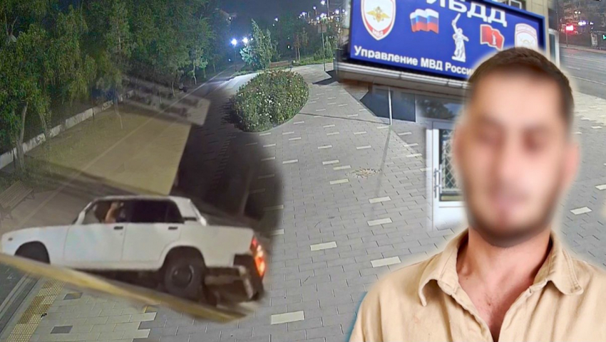 Был пьян и оскорблял полицейских: в Волгограде задержали водителя «семерки» после поездки по парку