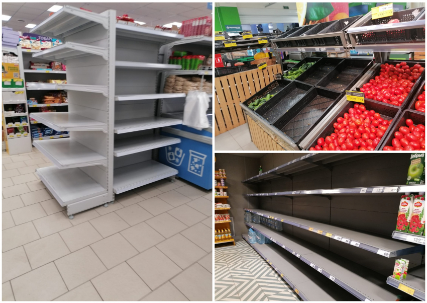 Торговые сети признали дефицит товаров и воды в магазинах Волгограда