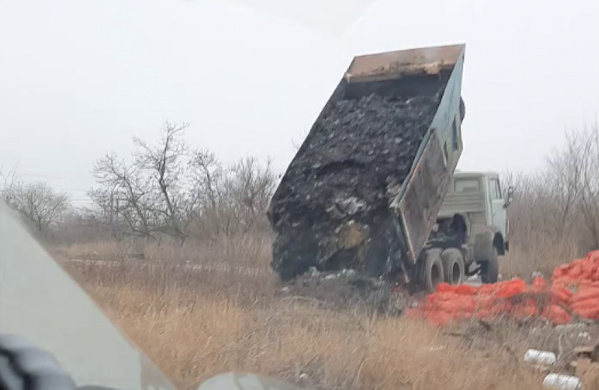 Беспилотник поймал мусорщика-нелегала вблизи Волгограда