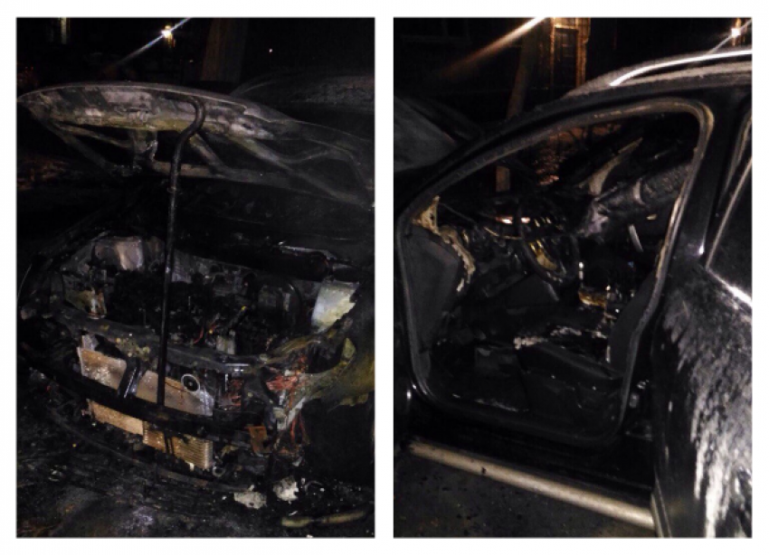 Ночью дотла сгорел Nissan Qashqai жителя Волжского