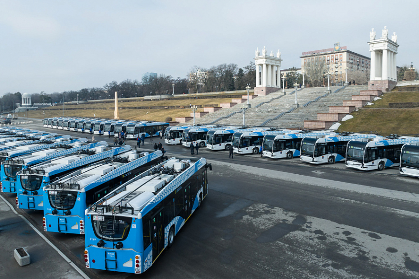 Более полусотни новых троллейбусов отправят на два маршрута в Волгограде
