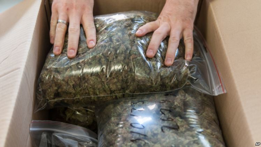 Под Волгоградом у 26-летнего водителя изъяли сейф с марихуаной