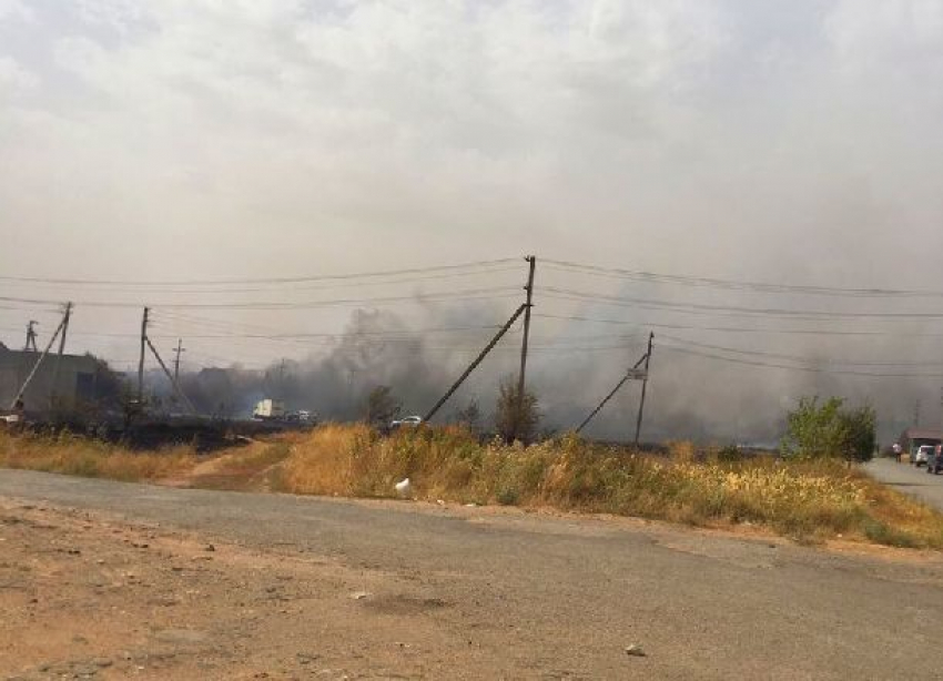 МЧС: в Волгоградской области большой риск перехода огня на жилые дома