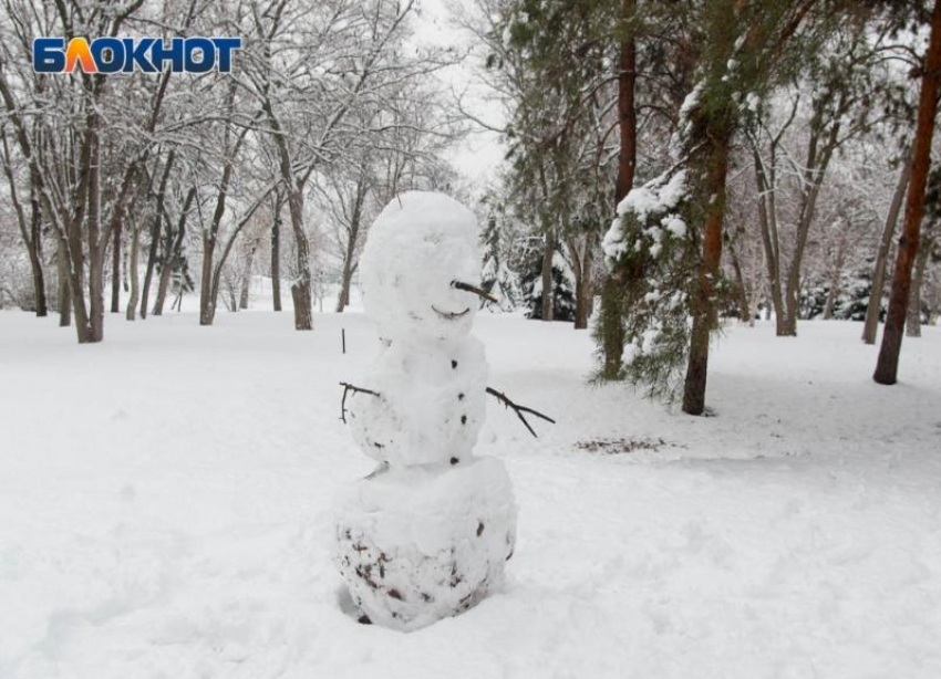 В Волгограде прекратится снегопад