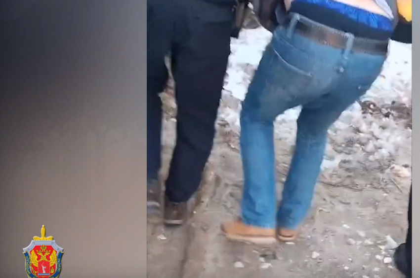 В Волгограде задержание экстремиста попало на видео
