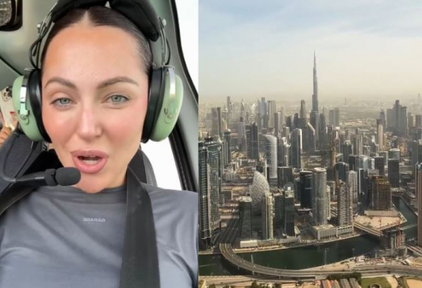 Давнюю мечту на огромной высоте над Дубаем исполнила Виолетта Чиковани