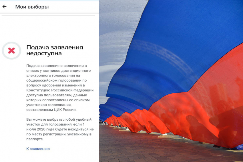 Волгоградцам недоступно онлайн-голосование о поправках в Конституцию РФ