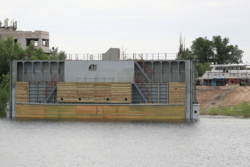 Эксклюзивный батопорт спущен на воду в Волгоградской области 