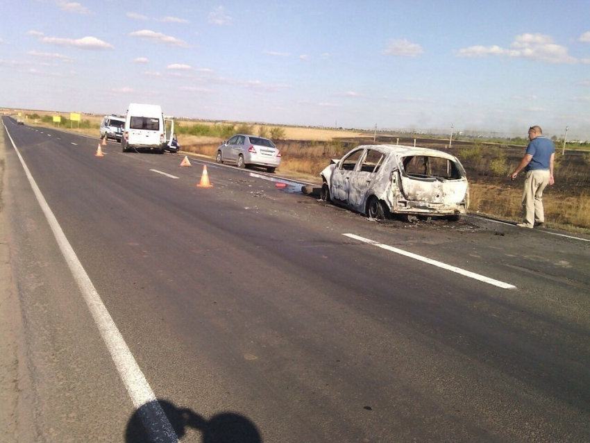 Под Волгоградом в ДТП с маршруткой пострадал 3-летний ребенок и двое взрослых