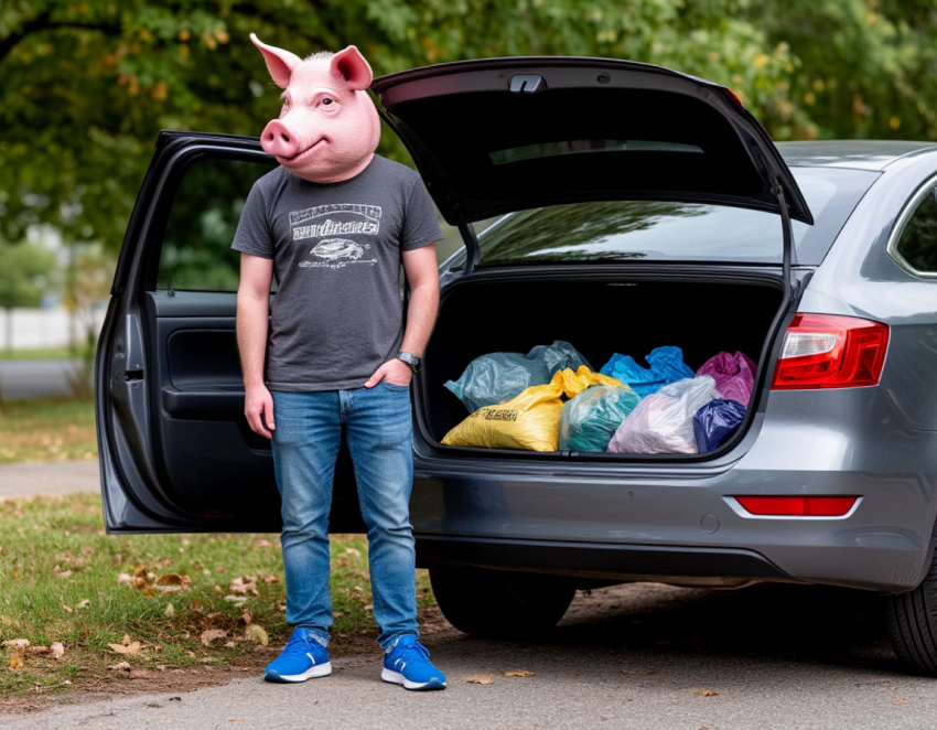 Свинское поведение волгоградцев попало на видео