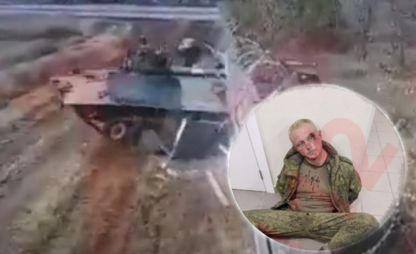 Опубликовано видео с военными на БМП, протаранившими забор аэропорта в Волгограде