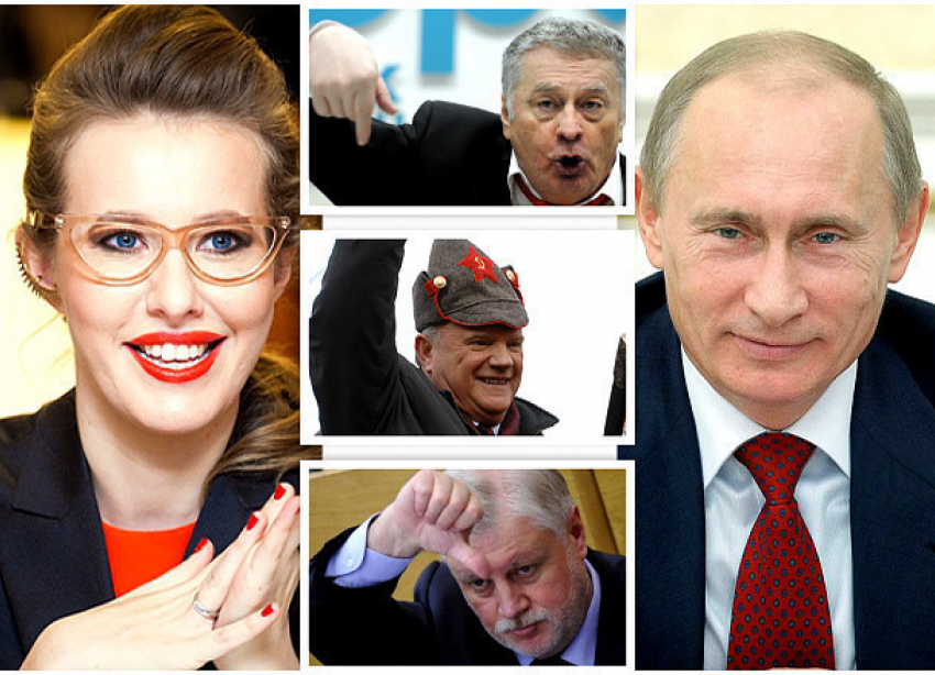 Волгоградцы готовы голосовать за Путина и чуть-чуть за Ксению Собчак
