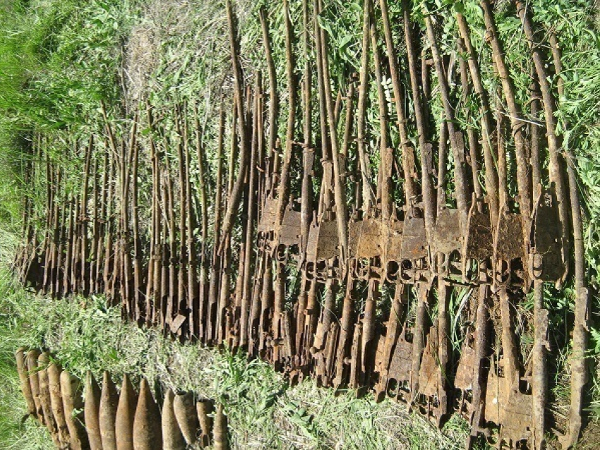 Под Волгоградом обнаружен крупный арсенал оружия 